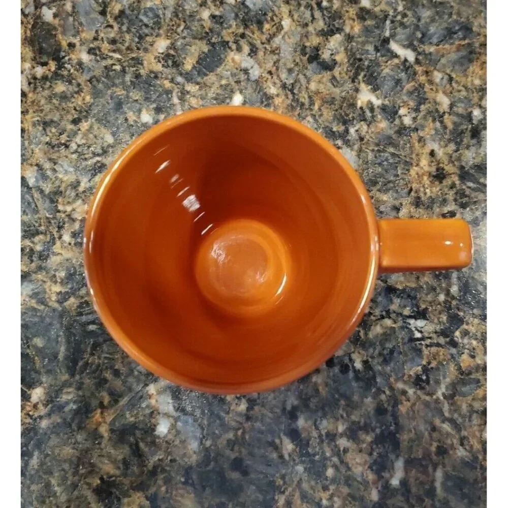 Ikea 21533 Deep Orange Coffee Cup Tea ,Coffee,Hot Chocolate Mug